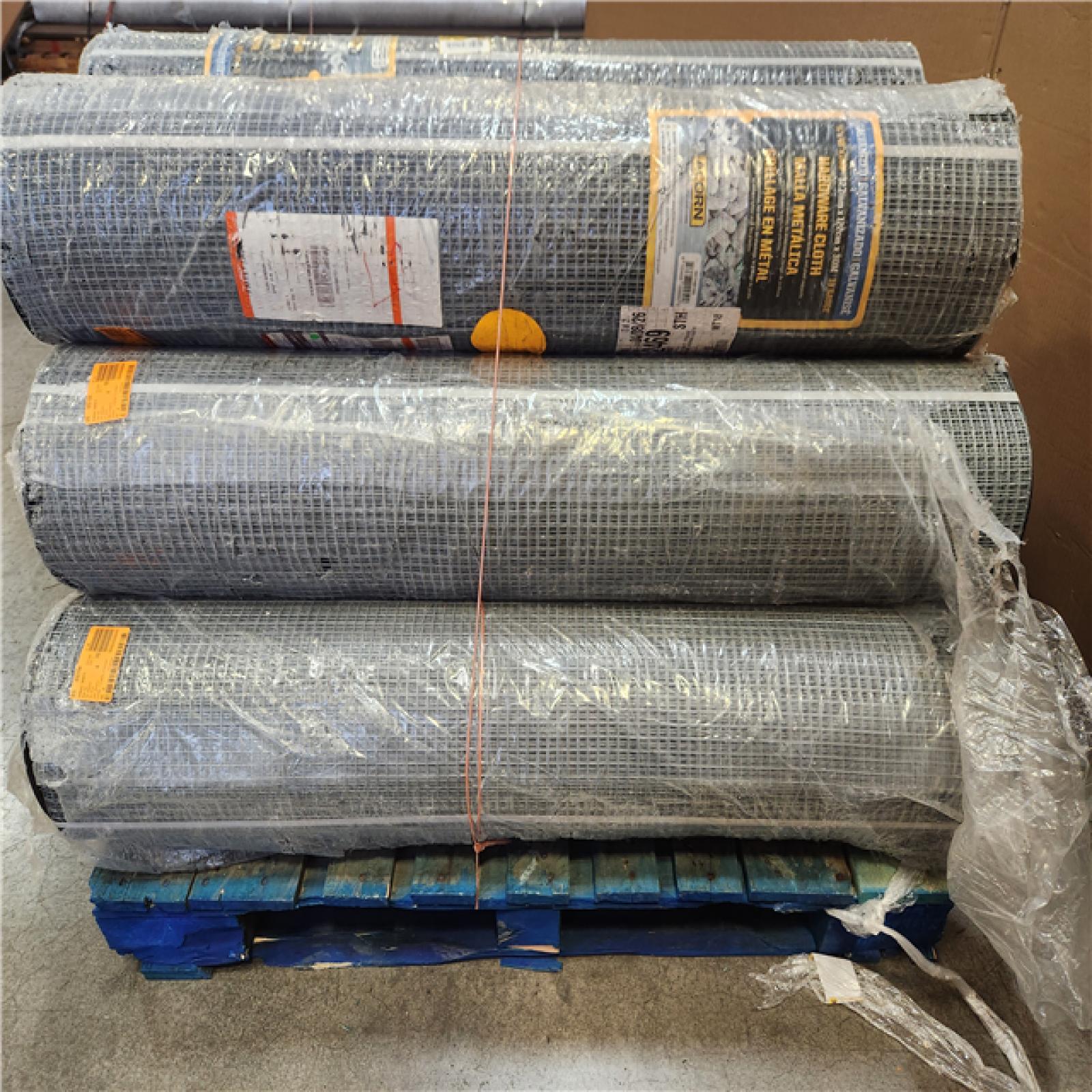 Phoenix NEW Acorn Hardware 1/2 in. x 4 ft. x 100 ft. 19-Gauge Galvanized Steel Hardware Cloth Pallet of 9