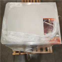 Phoenix NEW LifeTime 8 ft. Fold-in-Half Resin Table; Almond Pallet of 6 (RV: $501)