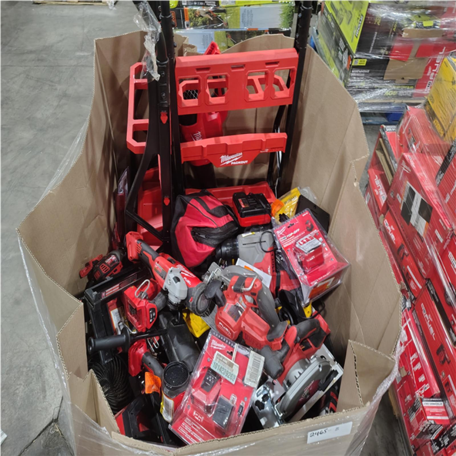 Pittston Location As-Is Power Tools Partial Truckload (10 Pallets) 2465-B