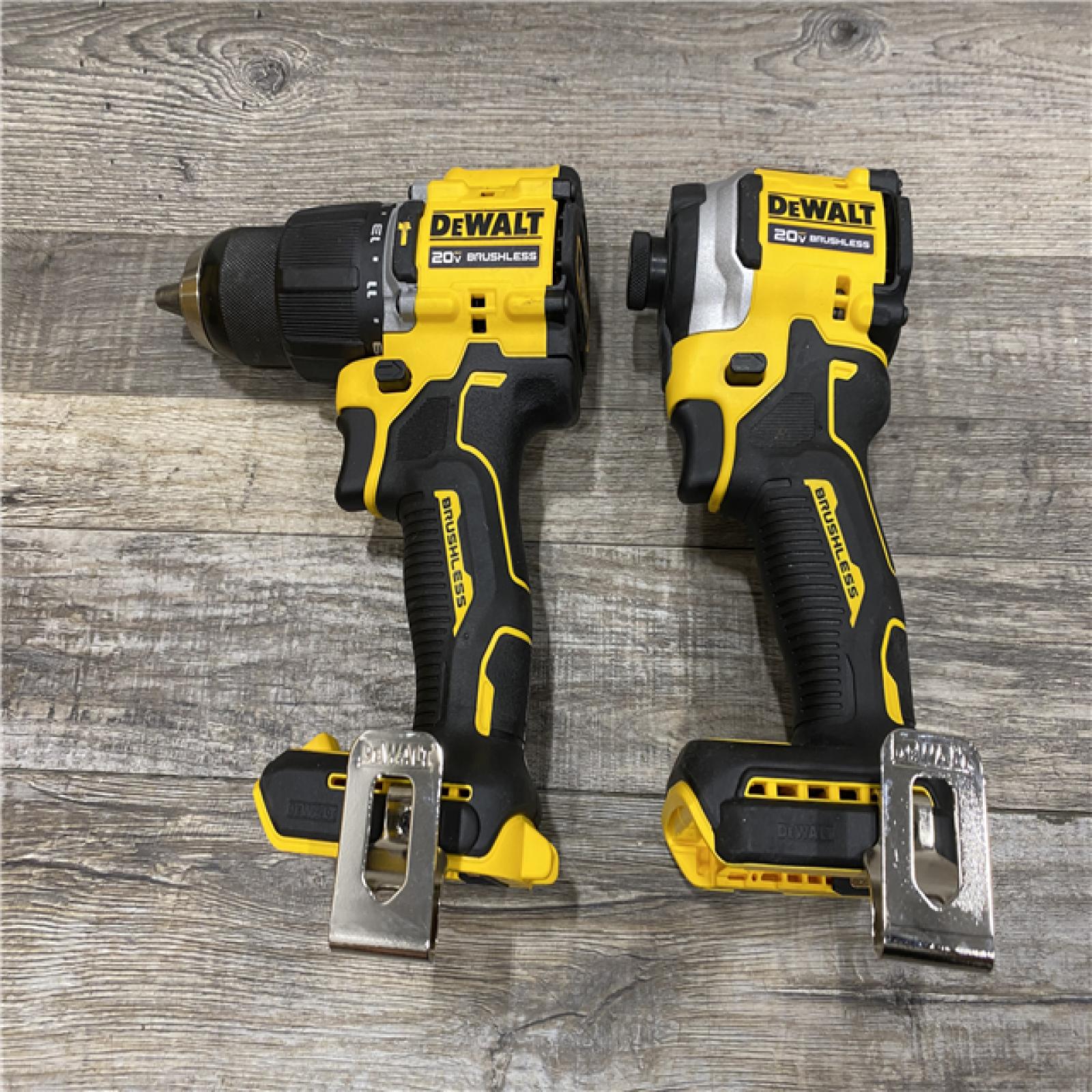 AS-IS DEWALT ATOMIC 20V MAX Lithium-Ion Cordless 2-Tool Combo Kit
