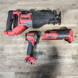 HOUSTON LOCATION - AS-IS MILWAUKEE 3 TOOL COMBO