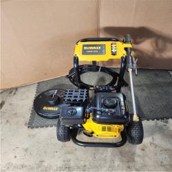 HOUSTON LOCATION - AS-IS DEWALT 3500 PSI 2.5 GPM Cold Water Gas Pressure Washer with  208cc Engine and Surface Cleaner