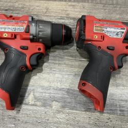 AS-IS Milwaukee FUEL 12-Volt Lithium-Ion Brushless Cordless Hammer Drill and Impact Driver Combo Kit