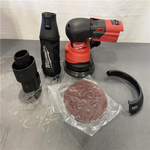 AS-IS- Milwaukee M18 18V Lithium-Ion Brushless Cordless FUEL 5 in. Random Orbit Sander