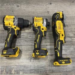 AS-IS DEWALT 20V MAX Lithium-Ion Cordless 3-Tool Combo Kit