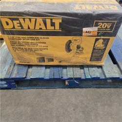 NEW DEWALT  20V MAX Cordless 7-1/4 in. Sliding Miter Saw with (1) 20V Battery 4.0Ah