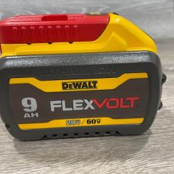 AS-IS DEWALT 20V/60V MAX FLEXVOLT Lithium-Ion 9.0Ah Battery and Charger Starter Kit