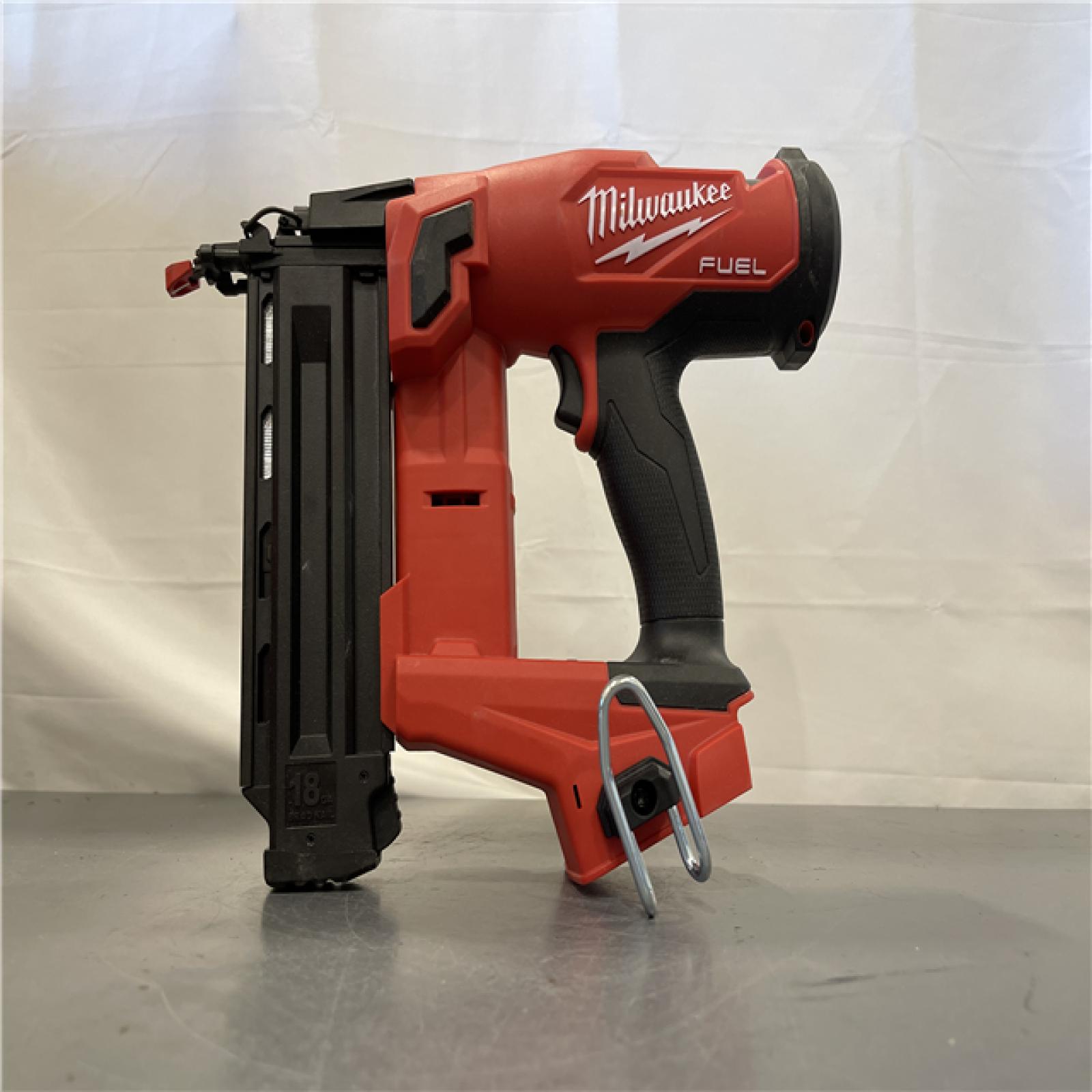 AS-IS - Milwaukee M18 FUEL 18-Volt Lithium-Ion Brushless Cordless Gen II 18-Gauge Brad Nailer