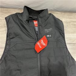 AS-IS Milwaukee Men's Large 12-Volt Lithium-Ion Cordless Axis Black Heated Vest Kit