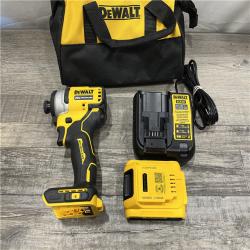 AS-IS DEWALT Atomic 20V Max Lithium-Ion Brushless Cordless Compact 1/4 in. Impact Driver Kit