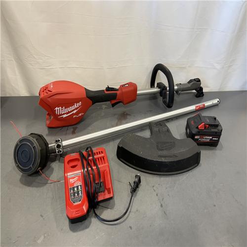 AS-IS - Milwaukee M18 FUEL 18V 16 in. Brushless Cordless String Trimmer Kit W/QUIK-LOK