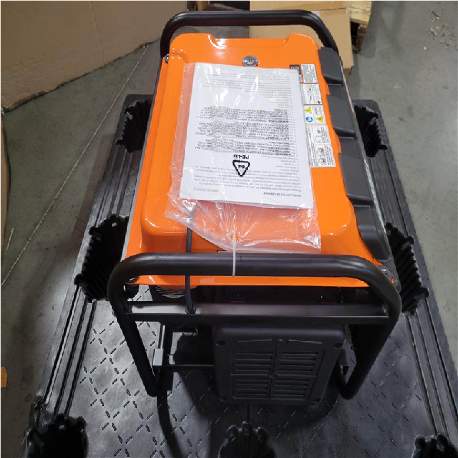 CALIFORNIA AS-IS GENMAX 6 000 STARTING WATT/ 5 250 RUNNING WATT INVERTER GENERATOR W/ ELECTRIC START