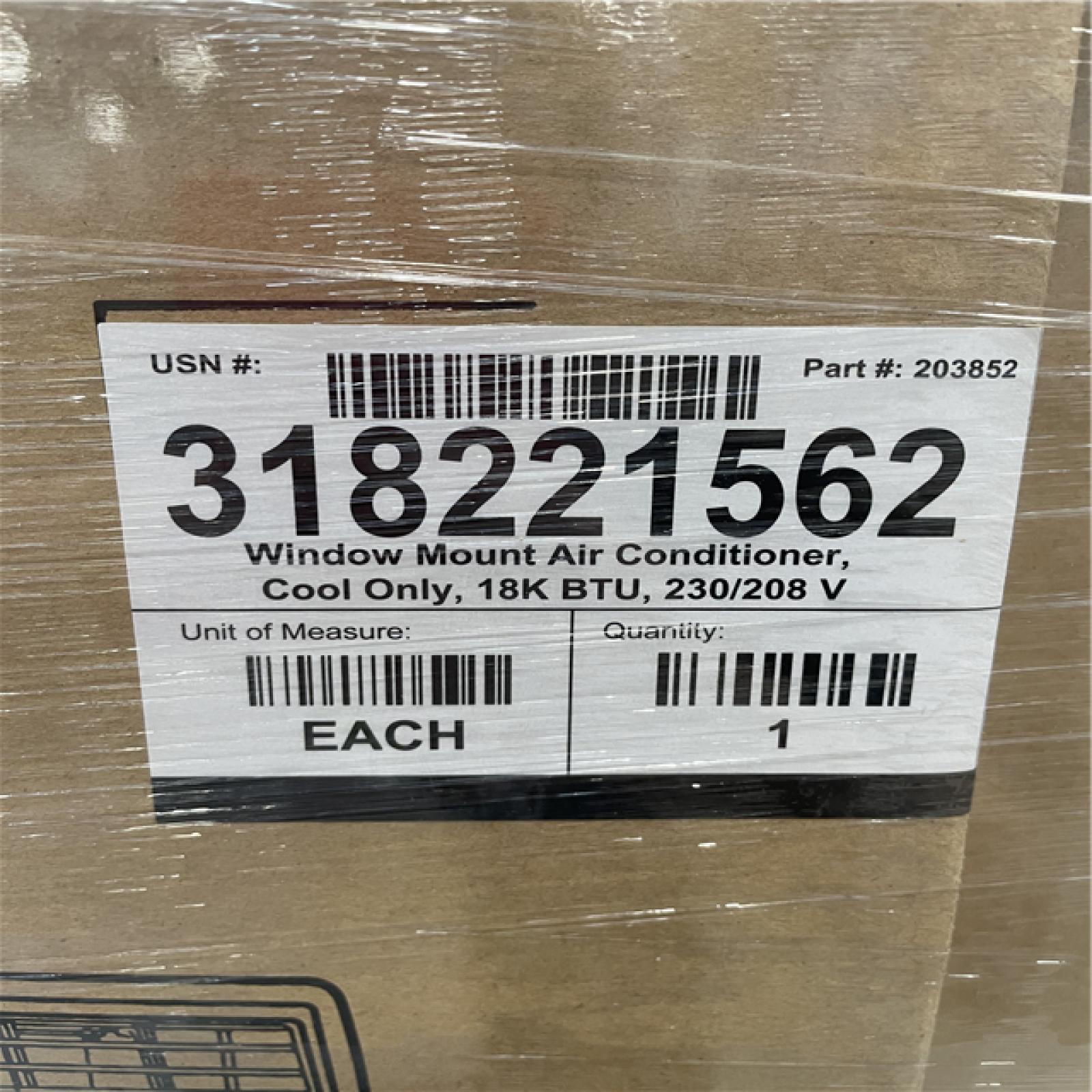 DALLAS LOCATION - SEASONS 18 000 BTU AIR CONDITIONER PALLET-(7 UNITS)