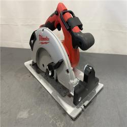 AS-IS - Milwaukee M18 18-Volt 7-1/4 in. Lithium-Ion Brushless Cordless Circular Saw with M18 5.0 Ah Battery