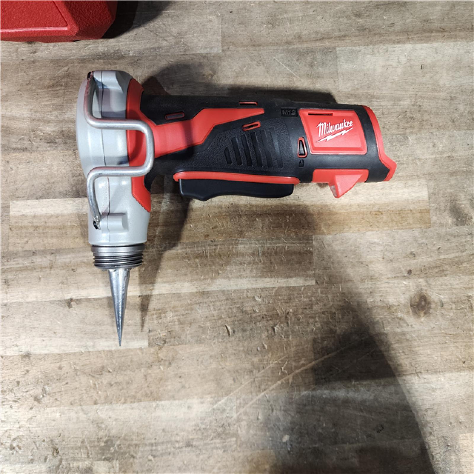 HOUSTON LOCATION - AS-IS M12 12-Volt Lithium-Ion Cordless PEX Expansion Tool Kit with (2) 1.5 Ah Batteries  (3) Expansion Heads and Hard Case