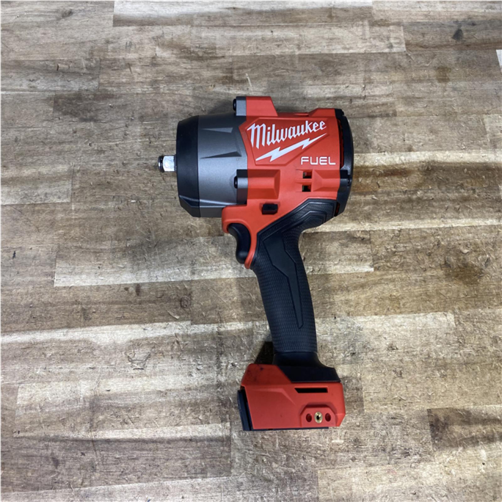 Houston Location AS-IS Milwaukee FUEL 18V Lithium-Ion Brushless Cordless 1/2 in. Impact Wrench with Friction Ring (Tool-Only)