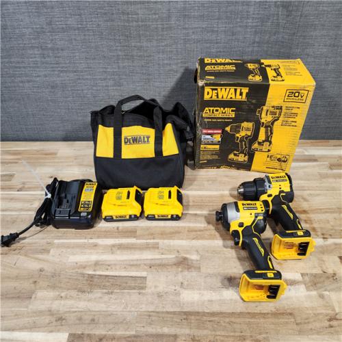 HOUSTON LOCATION - AS-IS DEWALT ATOMIC 20-Volt MAX Lithium-Ion Cordless Combo (2-Tool) Kit
