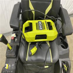 Houston Location AS IS - Ryobi 80v 30in  Cutting Width Riding Mower