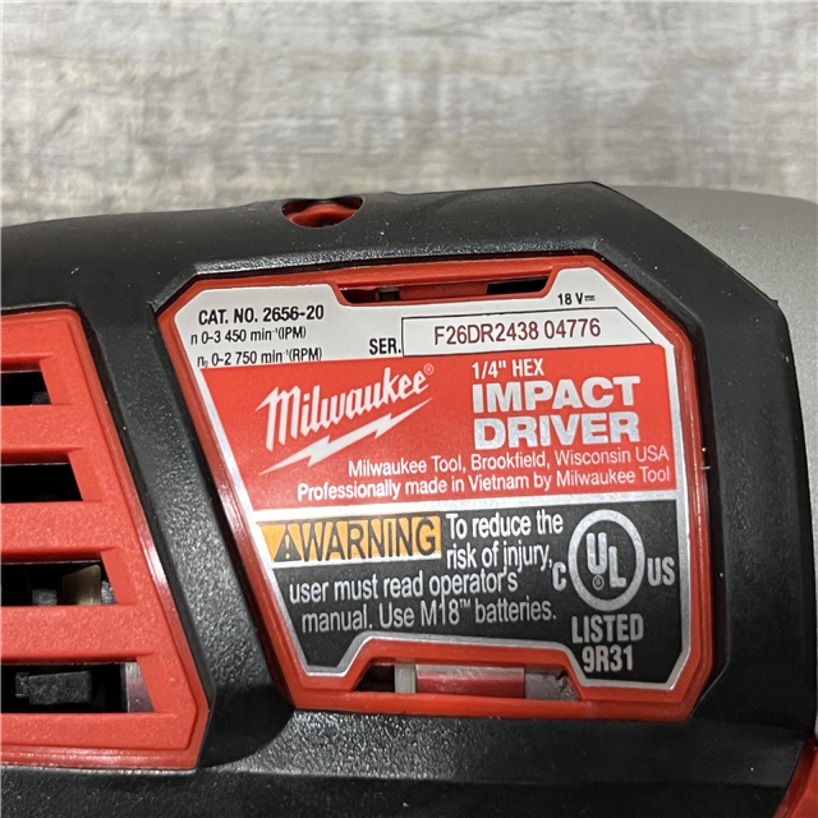 AS-IS Milwaukee 18V Lithium-Ion Cordless Drill Driver/Impact Driver Combo Kit