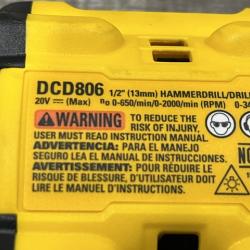 AS-IS DEWALT 20V XR Brushless Cordless 1/2 in. Hammer Drill (Tool-Only)
