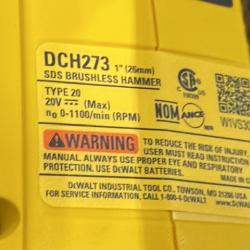 AS-IS DEWALT 20V MAX XR Cordless Brushless 1 in. SDS Plus L-Shape Rotary Hammer (Tool Only)