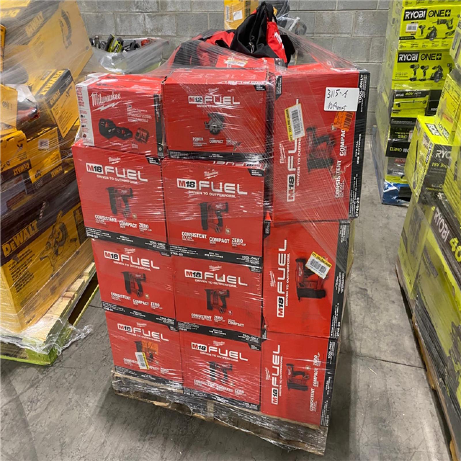Pittston Location As-Is Power Tools Partial Truckload (10 palllets) 3115-A