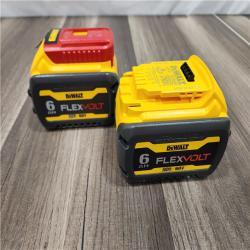 AS-IS DEWALT FLEXVOLT 20V/60V MAX Lithium-Ion 6.0Ah Battery Pack (2 Pack)