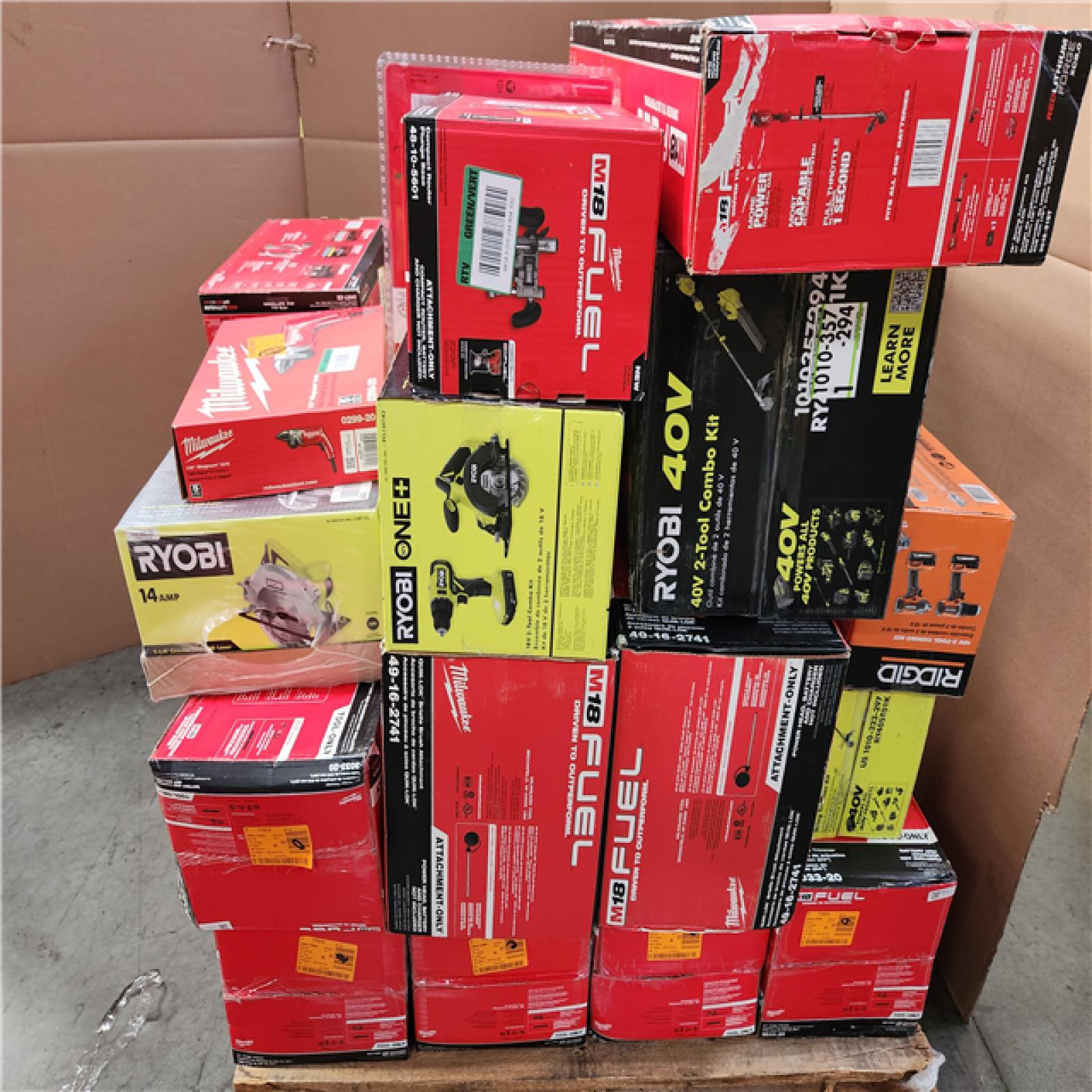 CALIFORNIA AS-IS TOOL PALLET