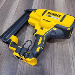 GOOD  DeWalt 20V MAX XR Lithium-Ion Electric Cordless 18-Gauge Brad Nailer (Tool Only)