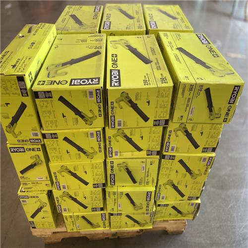 DALLAS LOCATION -NEW! RYOBI ONE+ 18V 90 MPH 250 CFM Cordless Battery Leaf Blower/Sweeper with 2.0 Ah Battery and Charger -(35 UNITS)