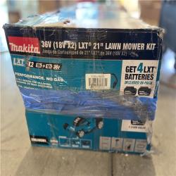 DALLAS LOCATION - Makita 18V X2 (36V) LXT Lithium-Ion Cordless 21 in. Walk Behind Lawn Mower Kit