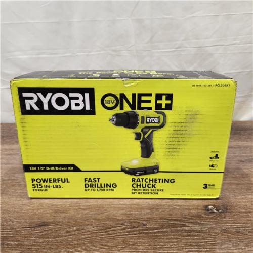 NEW!  Ryobi 18v One+ 1/2   Drill/Driver Kit