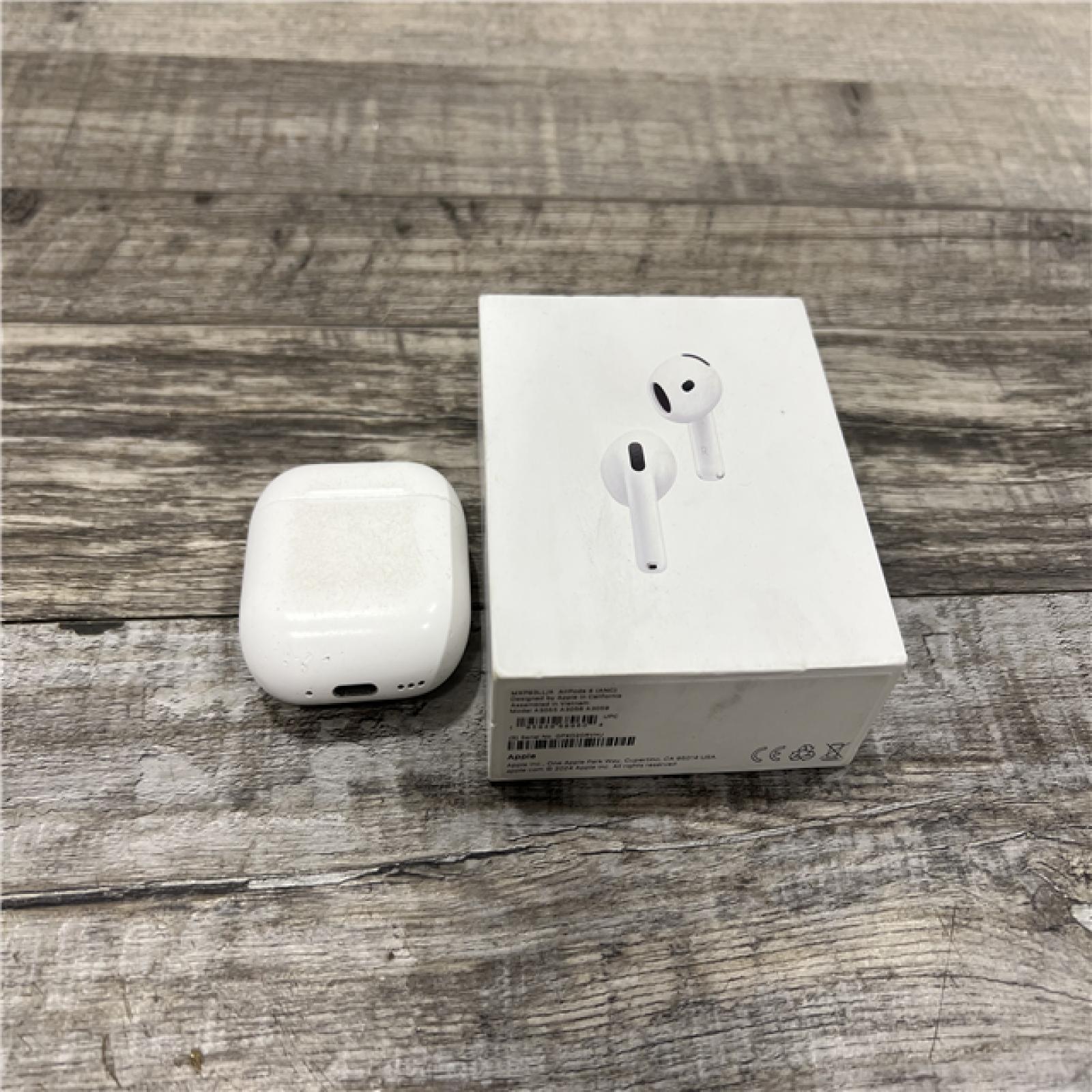AS-IS Apple - AirPods 4 with Active Noise Cancellation - White