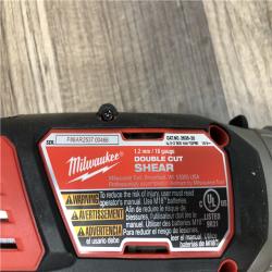 AS-IS Milwaukee 18-Volt Lithium-Ion Cordless 18-Gauge Double Cut Metal Shear (Tool-Only)
