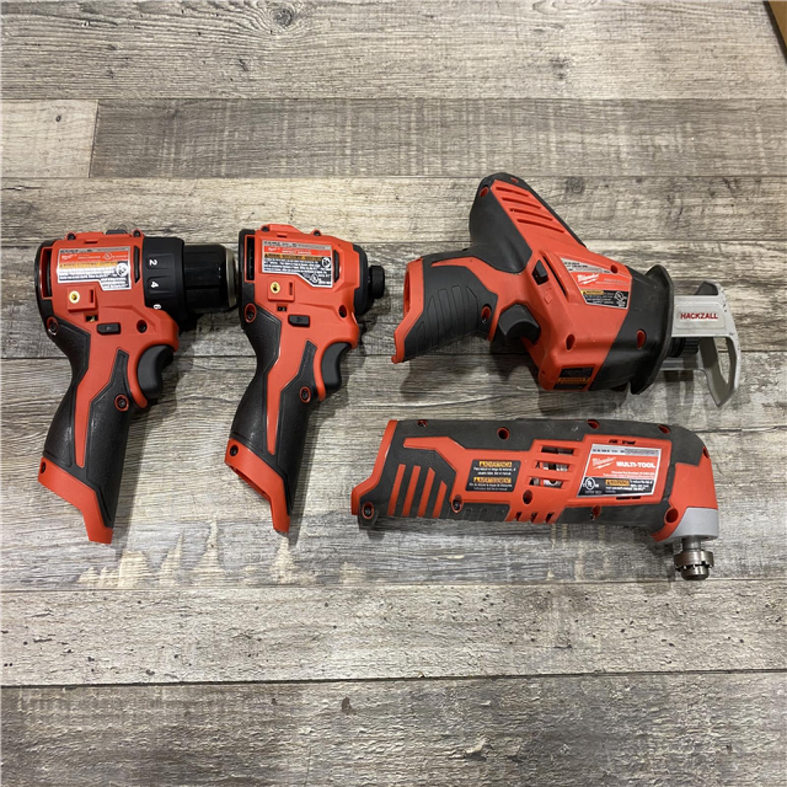 AS-IS Milwaukee 12V Lithium-Ion Brushless Cordless Subcompact Drill and Impact Driver Kit