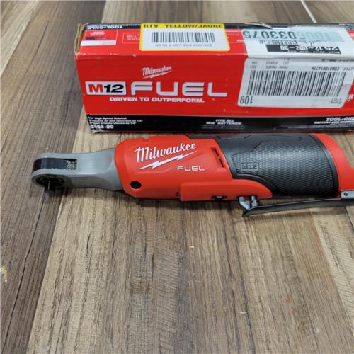 AS-IS  Milwaukee 2566-20 M12 FUEL Brushless Lithium-Ion 1/4 in. Cordless High Speed Ratchet (Tool Only)