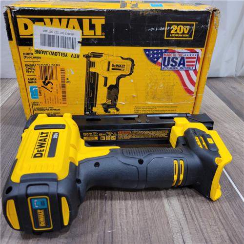 AS-IS DeWalt 20-Volt MAX Lithium-Ion Cordless Cable Stapler (Tool-Only)