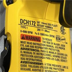 AS-IS DEWALT ATOMIC 20V MAX Cordless Brushless Ultra-Compact 5/8 in. SDS Plus Hammer Drill (Tool Only)