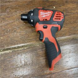AS-IS Milwaukee 2401-22 - M12 12V Cordless Screwdriver Kit