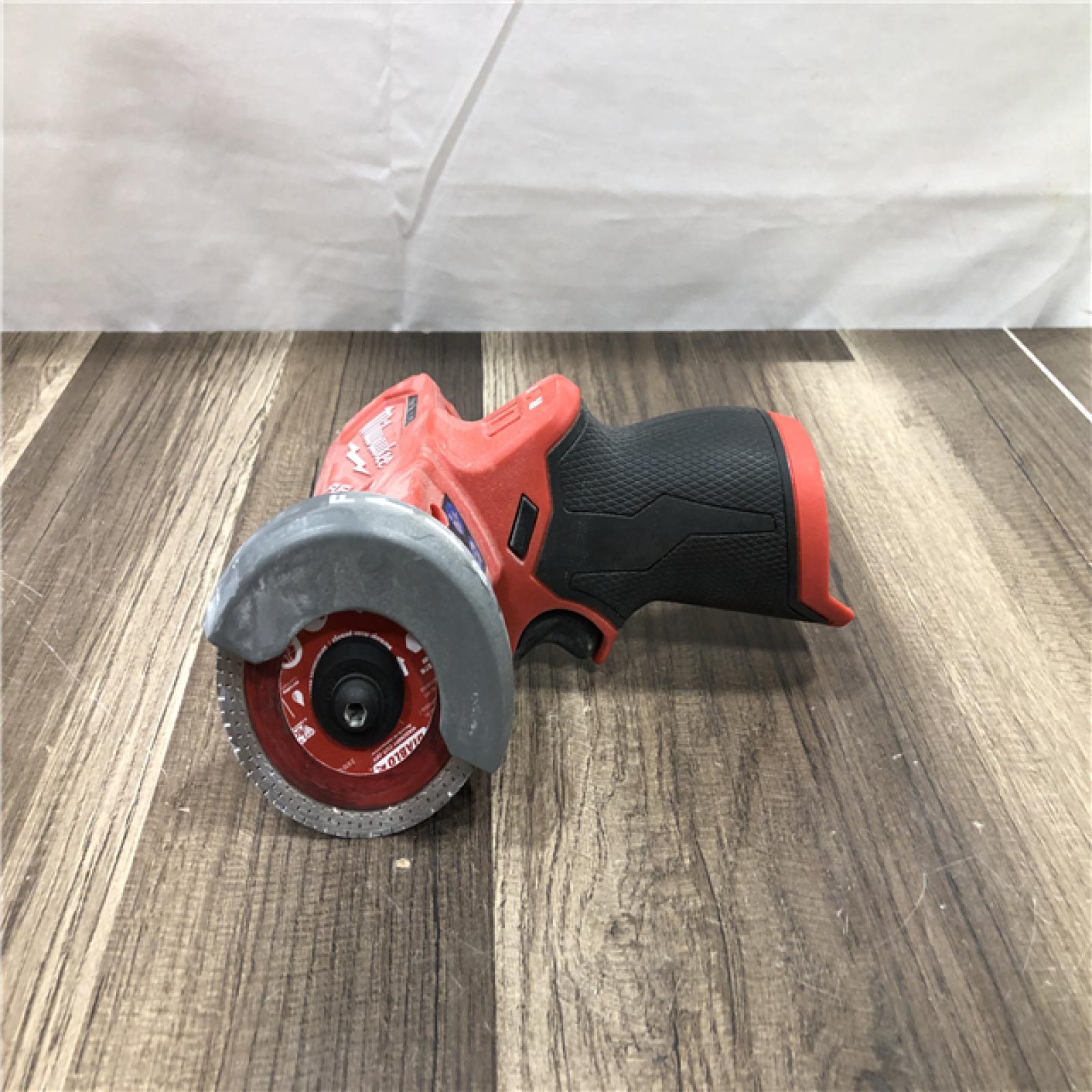 AS-IS Milwaukee  FUEL 12V Lithium-Ion Brushless Cordless 3 in. Cut Off Saw (Tool-Only)