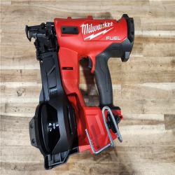 HOUSTON LOCATION - AS-IS Milwaukee FUEL 18-Volt Lithium-Ion Brushless Cordless Coil Roofing Nailer (Tool Only)
