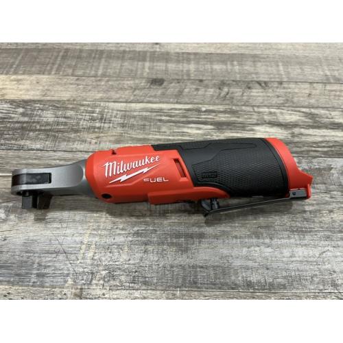 AS-IS Milwaukee FUEL 12-Volt Lithium-Ion Brushless Cordless High Speed 3/8 in. Ratchet (Tool-Only)