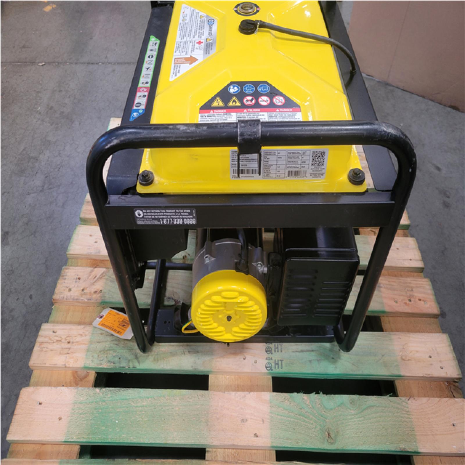 CALIFORNIA AS-IS CHAMPION 5 300 STARTING WATT 4 250 RUNNING WATT DUAL FUEL GENERATOR