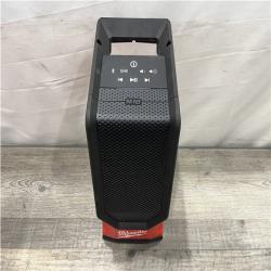 AS-IS Milwaukee 18V Lithium-Ion Cordless Wireless Bluetooth Jobsite Speaker (Tool-Only)