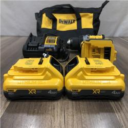 AS-IS DEWALT 20V XR Lithium-Ion Cordless Brushless 1/2 in. Drill/Driver Kit