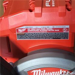 HOUSTON LOCATION - AS-IS (APPEARS LIKE NEW) M18 FUEL 18V 10 in. Lithium-Ion Brushless Cordless Dual Bevel Sliding Compound Miter Saw Kit with One 8.0 Ah Battery