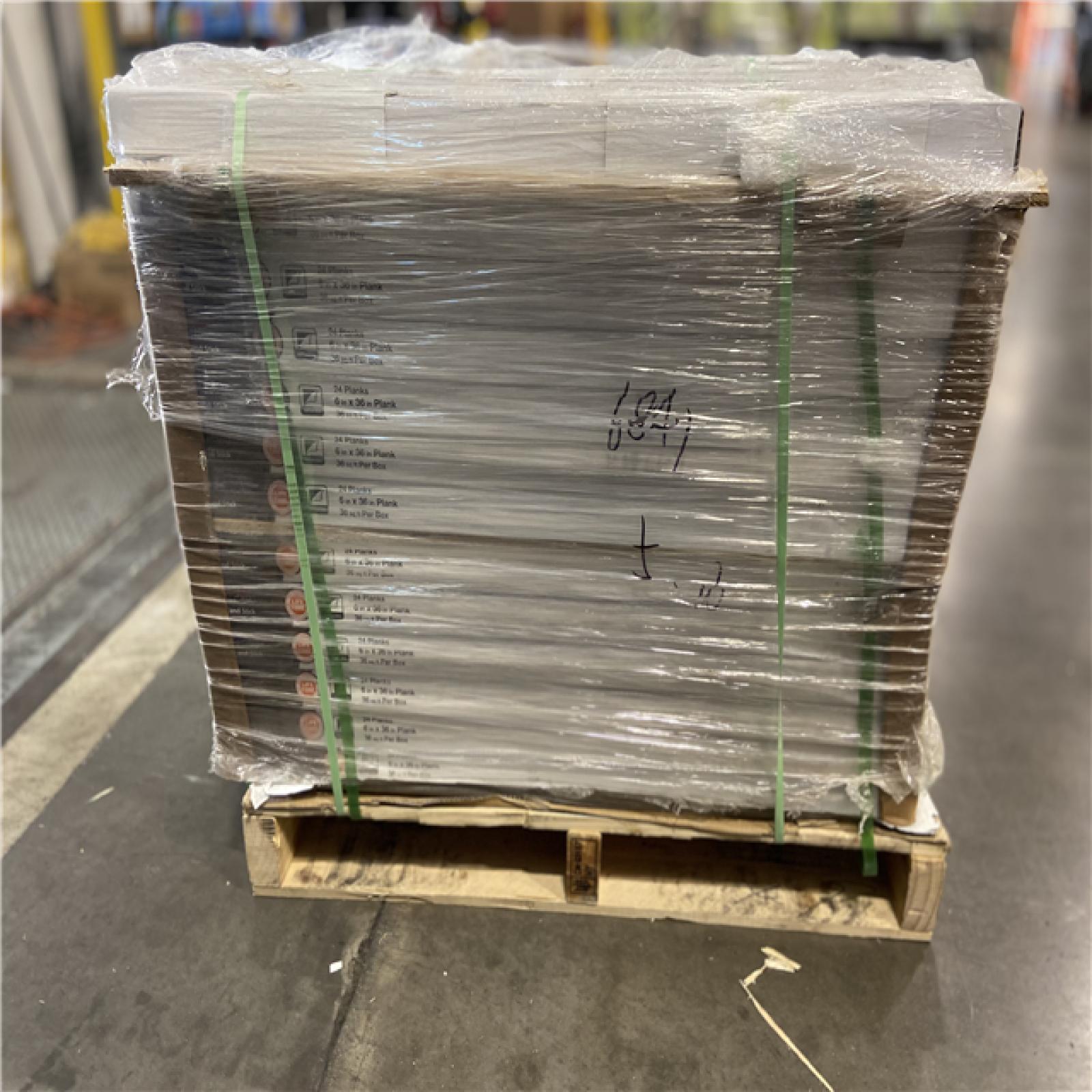 DALLAS LOCATION - TrafficMaster Taupe Oak 4 MIL x 6 in. W x 36 in. L Peel and Stick Water Resistant Luxury Vinyl Plank Flooring (36 sqft/case) 65 (CASES)