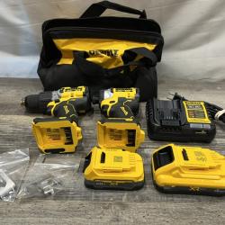 AS-IS DEWALT 20V XR Lithium-Ion Cordless 2-Tool Combo Kit