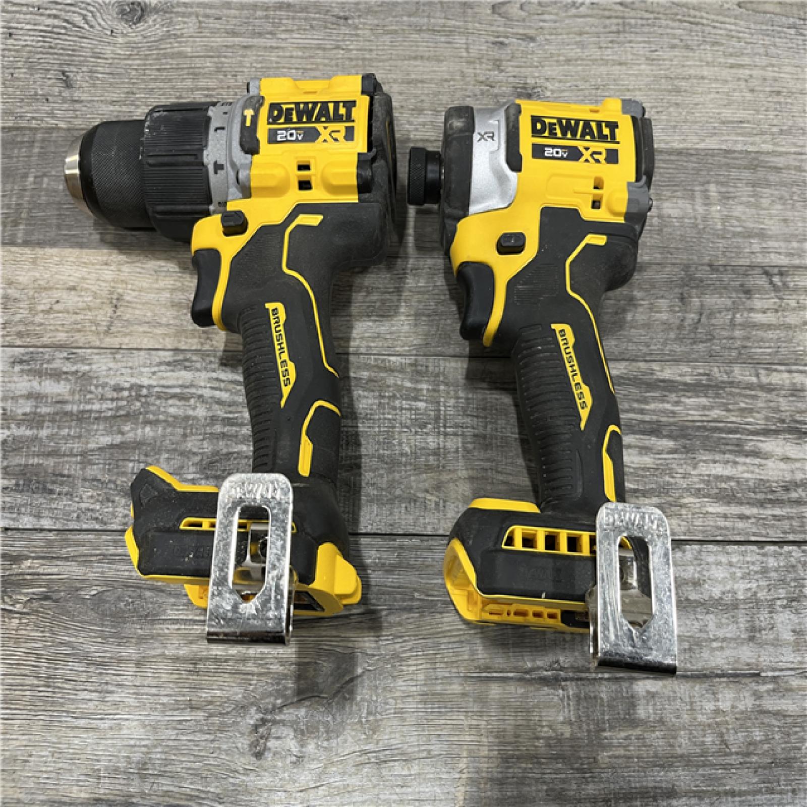 AS-IS DEWALT 20V XR Lithium-Ion Cordless 2-Tool Combo Kit