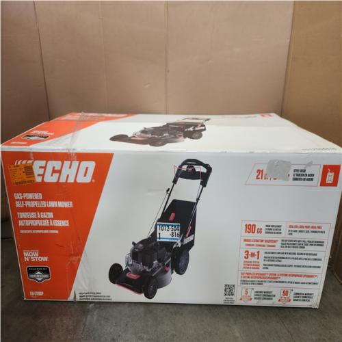 Phoenix NEW ECHO 21 in. 190 cc Briggs and Stratton Gas 3-in-1 Dual Blade RWD Self-Propelled Lawn Mower with Single Lever Deck Adjustment